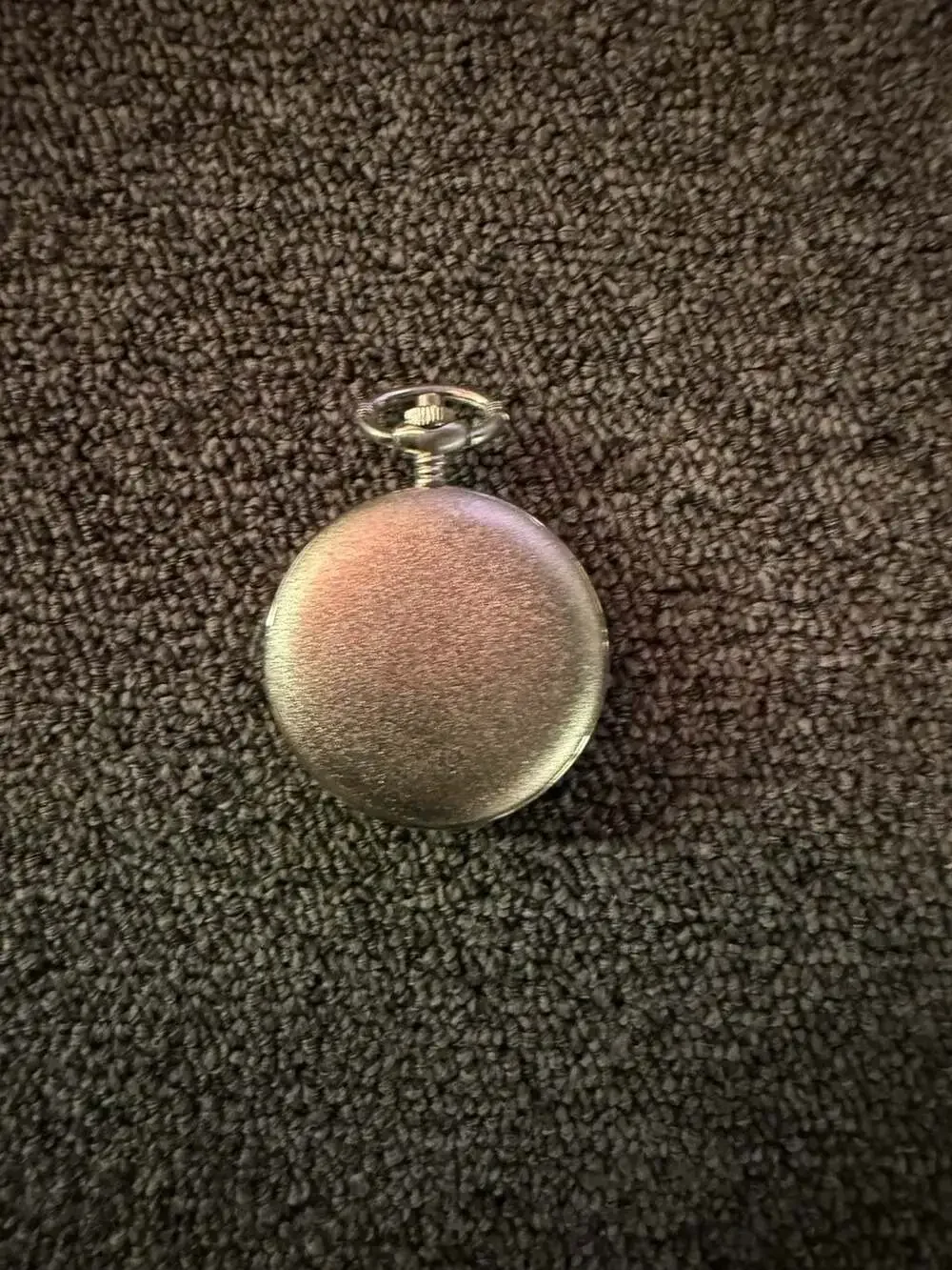 Benrus Quartz Pocket Watch with Embossed Deer Scene Cover